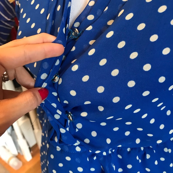 Never worn blue polka dot dress - Picture 5 of 5